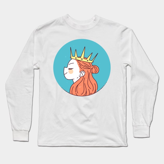 Sassy Princess Long Sleeve T-Shirt by Freeminds